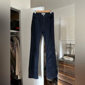 WEWOREWHAT dark navy straight leg jean